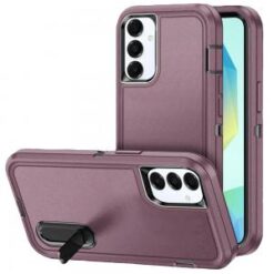 For Samsung A16 5G PEAK 3in1 Toughest Hybrid with Stand Cover Case - Burgundy/Black