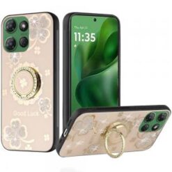 For Motorola Moto G Power 5G 2025 SPLENDID Diamond Glitter Ornaments Engraving Case Cover - Good Luc