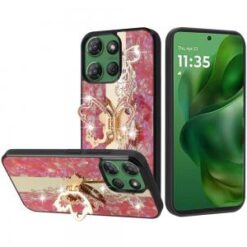 For Motorola Moto G Power 5G 2025 SPLENDID Diamond Glitter Ornaments Engraving Case Cover - Enchante