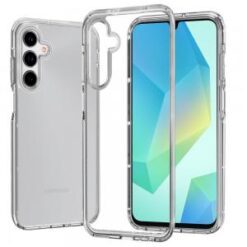 For Samsung A16 5G Sturdy Ultra Thick 3mm Transparent Hybrid Case Cover - Smoke