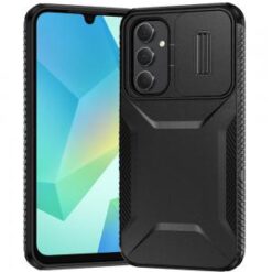 For Samsung A16 5G Ultimate U Design Hybrid with Camera Window Covering - Black