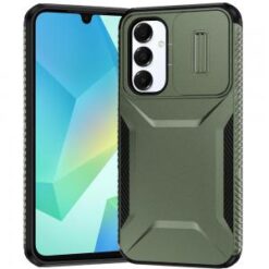 For Samsung A16 5G Ultimate U Design Hybrid with Camera Window Covering - Midnight Green