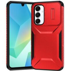 For Samsung A16 5G Ultimate U Design Hybrid with Camera Window Covering - Red