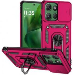 For Motorola Moto G Power 5G 2025 Well Protective Magentic Ring Stand Camera Protective Cover Case -