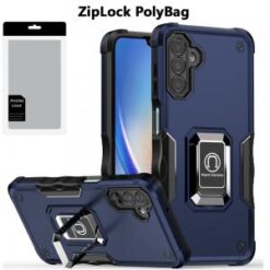 [PolyBag] For Samsung A15 5G OPTIMUM Magnetic Ring Stand Hybrid - Blue