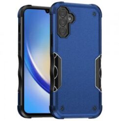 For Samsung A15 5G Exquisite Tough Shockproof Hybrid Case Cover - Blue