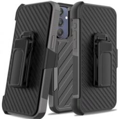 For Samsung A15 5G Noble lined shockproof dual layer hybrid - Black/Grey