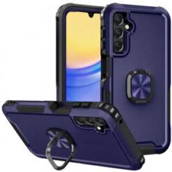 For Samsung A15 5G Superior 3in1 Magnetic Ring Stand Case Cover - Blue