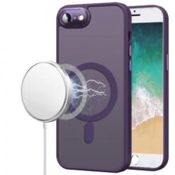 iPhone 16E / SE4 Complete Protection HQ Hybrid with Metal Tempered Camera Glass - Purple