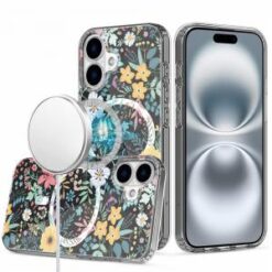 iPhone 16 6.1 inch Thick Hybrid Design Cover Case - C