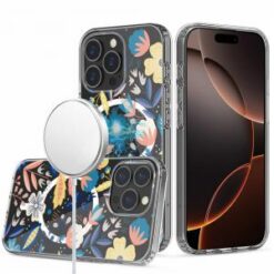 iPhone 16 Pro 6.3 inch Thick Hybrid Design Cover Case - D