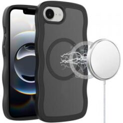 iPhone 16E (E edition) / SE4 (2025) Grip Hand Magnetic Ring HQ Hybrid - Black