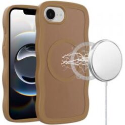 iPhone 16E (E edition) / SE4 (2025) Grip Hand Magnetic Ring HQ Hybrid - Coffee