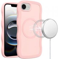 iPhone 16E (E edition) / SE4 (2025) Grip Hand Magnetic Ring HQ Hybrid - Pink
