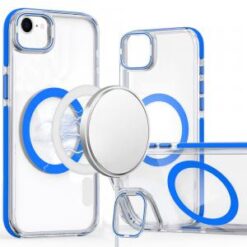 iPhone 16E / SE4 MagSonic Camera Bracket Stand Magnetic Ring Circle Hybrid - Blue