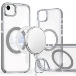 iPhone 16E / SE4 MagSonic Camera Bracket Stand Magnetic Ring Circle Hybrid - Grey