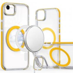 iPhone 16E / SE4 MagSonic Camera Bracket Stand Magnetic Ring Circle Hybrid - Yellow
