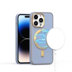 iPhone 15 Pro Ultimate Quality PU Leather Hybrid Case Cover - Light Purple