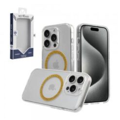 iPhone 15 Pro METKASE EPOXY Transparent [MAGNETIC CIRCLE] Shockproof Hybrid - Epoxy