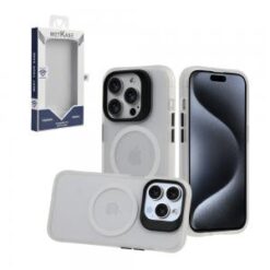 iPhone 15 Pro METKASE New Premium [MAGNETIC CIRCLE] Shockproof Raised Camera Protection Hybrid -