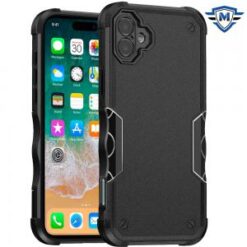 iPhone 16 Plus 6.7 inch METKASE Exquisite Tough Shockproof Hybrid Case Cover in Slide-Out Packag