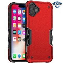 iPhone 16 6.1 inch METKASE Exquisite Tough Shockproof Hybrid Case Cover in Slide-Out Package - R