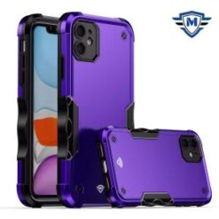 iP15 Pro Max METKASE Exquisite Tough Shockproof Hybrid in Slide-Out Package - Dark Purple/Black