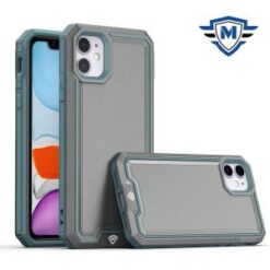 iPhone 15 Pro METKASE Rank Tough Strong Modern Fused Hybrid in Slide-Out Package - Grey