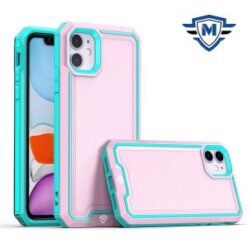 iPhone 15 Pro METKASE Rank Tough Strong Modern Fused Hybrid in Slide-Out Package - Light Pink