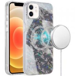 [PolyBag]  iP15 Pro Max Magnetic Double Layer IMD Design Case - Smoke Holographic