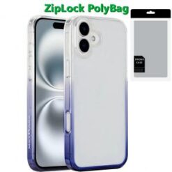 [PolyBag]  iPhone 16 6.1 inch Magnetic Space Gradiant Case - Two Tone Blue