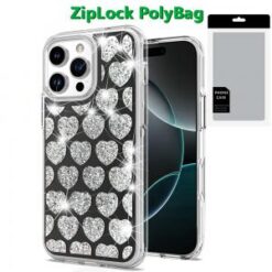 [PolyBag]  iPhone 16 Pro 6.3 inch Bling Hybrid Case Cover - H