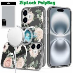 [PolyBag]  iPhone 16 6.1 inch Thick Hybrid Design Cover Case - A