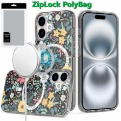 [PolyBag]  iPhone 16 6.1 inch Thick Hybrid Design Cover Case - C