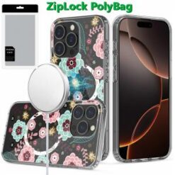 [PolyBag]  iPhone 16 Pro 6.3 inch Thick Hybrid Design Cover Case - B