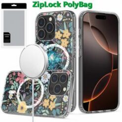 [PolyBag]  iPhone 16 Pro 6.3 inch Thick Hybrid Design Cover Case - C