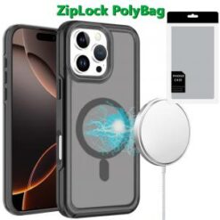 [PolyBag]  iPhone 16 Pro 6.3 inch Glossy Oil Premium Hybrid - Black