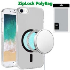 [PolyBag]  iPhone 16E / SE4 PURE Transparent [Magnetic Circle] High Quality Ultra Thick Hybrid -