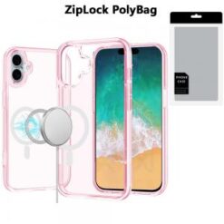 [PolyBag]  iPhone 16 Plus 6.7 inch Sturdy Ultra [Magnetic Circle] Thick 3mm Transparent Hybrid -