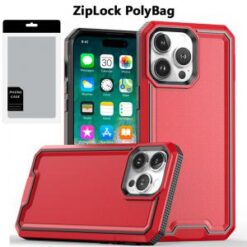 [PolyBag]  iP15 Pro Max Rank Tough Strong Modern Fused Hybrid - Red