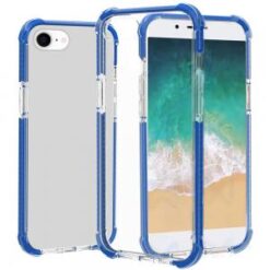 iPhone 16E / SE4 Acrylic Tough 2.5mm Transparent ShockProof Hybrid - Blue