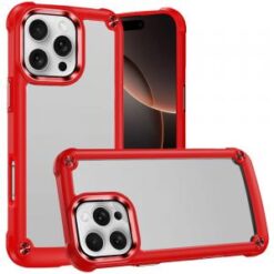 iPhone 16 Pro Max 6.9 inch Ultimate CaseX Transparent Hybrid Case with Metal Buttons And Camera