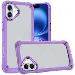 iPhone 16 Plus 6.7 inch Ultimate CaseX Transparent Hybrid Case with Metal Buttons And Camera Edg