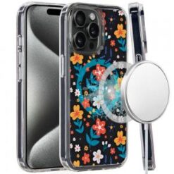 iP15 Pro Max Magnetic Space UV Design Case - Nightly Floral