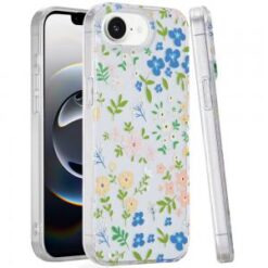 iPhone 16E (E edition) / SE4 (2025) Double Layer Design IMD TPU Case - Mulitcolor Floral