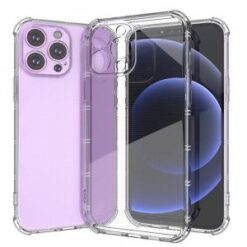 iPhone 15 Pro Simple Basic Minimalistic Transparent Clear Thick TPU Case Cover - Clear