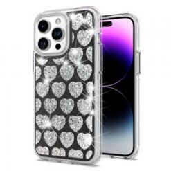 iPhone 15 Pro Bling Hybrid Case Cover - H