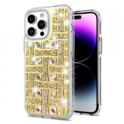 iP15 Pro Max Bling Hybrid Case Cover - I
