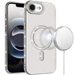 iPhone 16E (E edition) / SE4 (2025) Diamond Magnetic Circle Thick TPU with Camera Protection - S