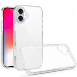 iPhone 16 6.1 inchPremium Transparent Thick 2.0mm PC TPU Hybrid - Clear